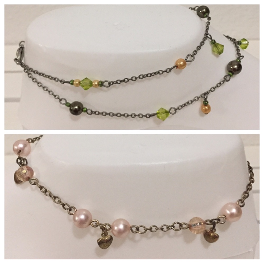 Beads Anklets Set of 2